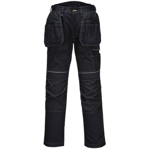textil Hombre Pantalones Portwest PC4583 Negro