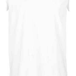 textil Camisetas manga larga Sols Odyssey Blanco