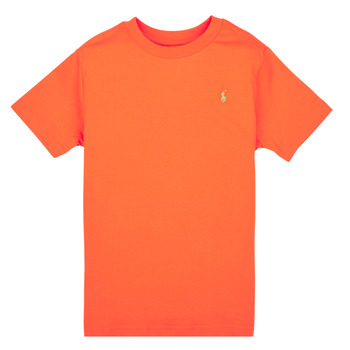 textil Niño Camisetas manga corta Polo Ralph Lauren SS CN-TOPS-T-SHIRT Naranja