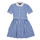 textil Niña Vestidos cortos Polo Ralph Lauren MAGALIE DRS-DRESSES-DAY DRESS Azul / Blanco