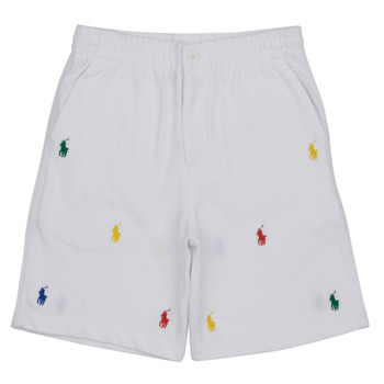 textil Niño Shorts / Bermudas Polo Ralph Lauren PREPSTER SHT-SHORTS-ATHLETIC Blanco