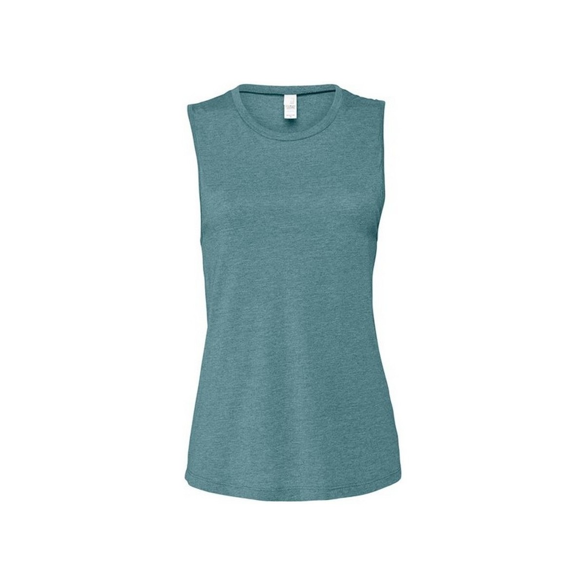 textil Mujer Camisetas sin mangas Bella + Canvas Muscle Azul