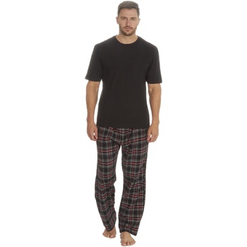 textil Hombre Pijama Embargo 1297 Negro