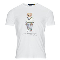 textil Hombre Camisetas manga corta Polo Ralph Lauren T-SHIRT POLO BEAR AJUSTE EN COTON Blanco