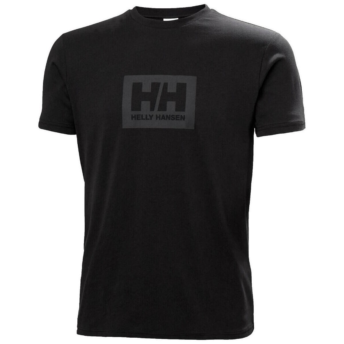 textil Hombre Camisetas manga corta Helly Hansen 53285 990 Negro