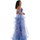 textil Mujer Vestidos largos Impero Couture BU25207-3 Azul