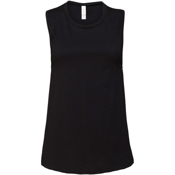 textil Mujer Camisetas sin mangas Bella + Canvas Muscle Negro