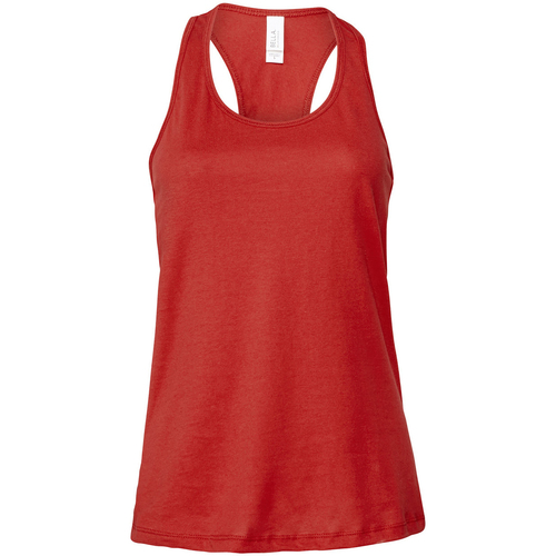 textil Mujer Camisetas sin mangas Bella + Canvas BE054 Rojo
