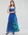textil Mujer Vestidos largos Desigual VEST_ZARAUTZ Azul / Multicolor