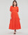 textil Mujer Vestidos largos Desigual VEST_WEND Naranja