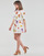 textil Mujer Vestidos cortos Desigual VEST_BELGICA-LACROIX Blanco / Multicolor