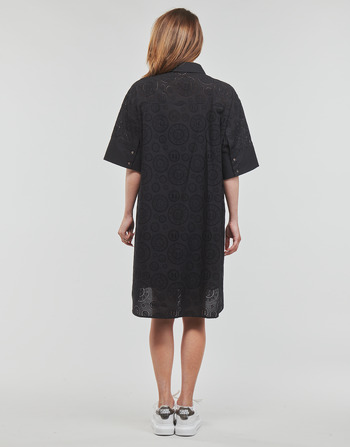 Karl Lagerfeld BRODERIE ANGLAISE SHIRTDRESS Negro