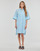 textil Mujer Vestidos cortos Karl Lagerfeld BRODERIE ANGLAISE SHIRTDRESS Azul / Celeste