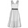 textil Mujer Vestidos cortos Karl Lagerfeld KL EMBROIDERED LACE DRESS Blanco / Negro