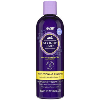 Belleza Champú Hask Blonde Care Purple Toning Shampoo 