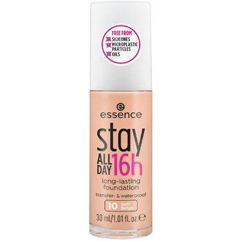 Belleza Mujer Base de maquillaje Essence Stay All Day 16h Long-lasting Maquillaje 10-soft Beige 