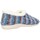 Zapatos Mujer Pantuflas Norteñas 53-325 Mujer Azul