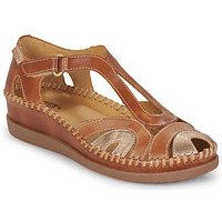 Zapatos Mujer Sandalias Pikolinos CADAQUES Marrón / Oro