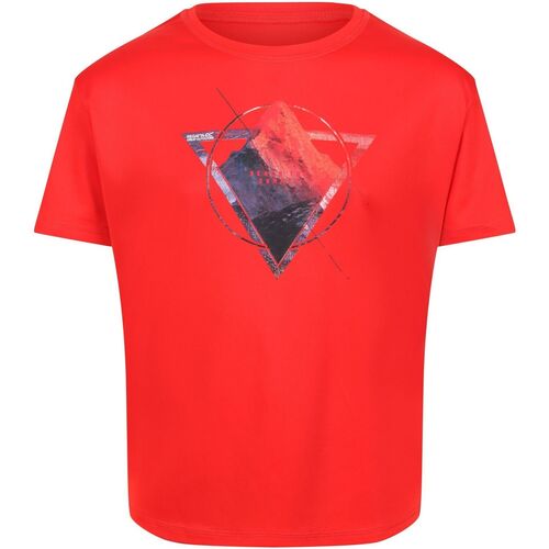 textil Niños Camisetas manga corta Regatta Alvarado VI Rojo