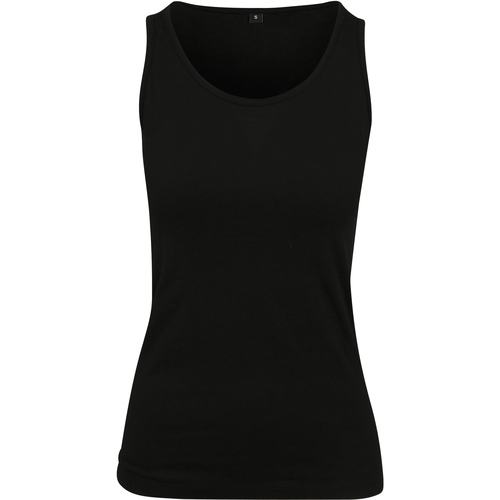 textil Mujer Camisetas sin mangas Build Your Brand BY089 Negro