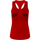 textil Mujer Camisetas sin mangas Tridri RW8210 Rojo
