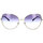 Relojes & Joyas Mujer Gafas de sol Vogue Occhiali da Sole  VO4255S 323/19 Plata