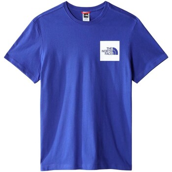 textil Hombre Camisetas manga corta The North Face - Camiseta con Logo Box Azul