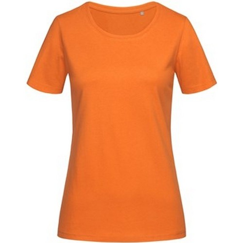 textil Mujer Camisetas manga larga Stedman Lux Naranja