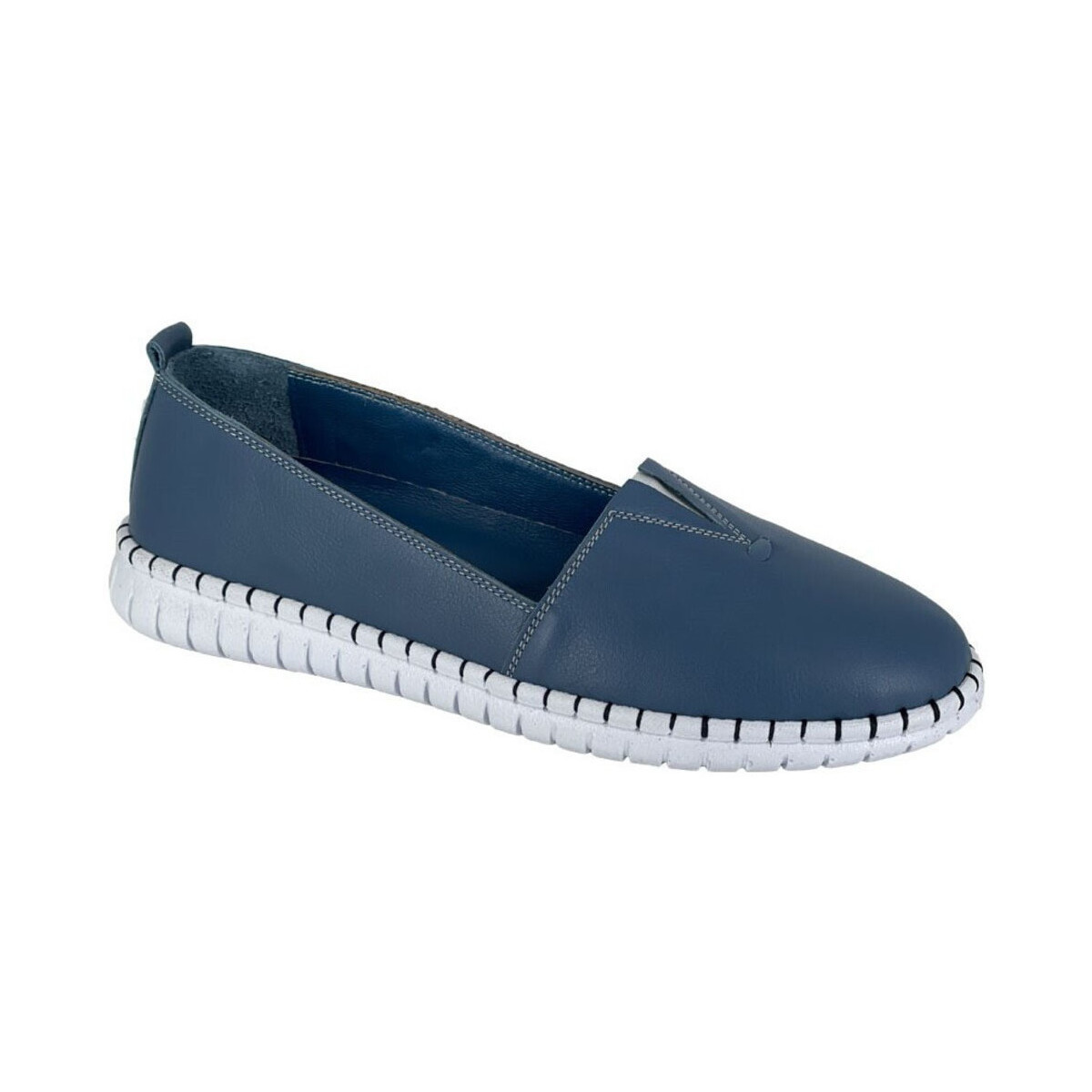 Zapatos Mujer Mocasín Mod Comfys DF2162 Azul