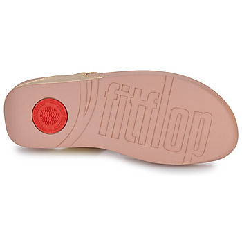 FitFlop LULU SHIMMERLUX TOE-POST SANDALS Rosa / Oro
