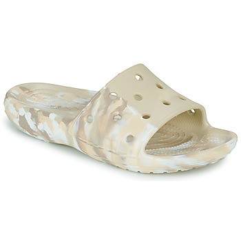 Zapatos Mujer Sandalias Crocs Classic Crocs Marbled Slide Beige / Mármol