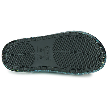 Crocs Classic Cozzzy Glitter Sandal Negro / Glitter