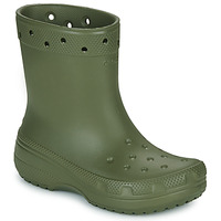 Zapatos Mujer Botas de agua Crocs Classic Rain Boot Kaki