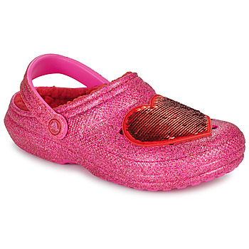 Zapatos Mujer Zuecos (Clogs) Crocs CLASSIC LINED VALENTINES DAY CLOG Rosa / Rojo