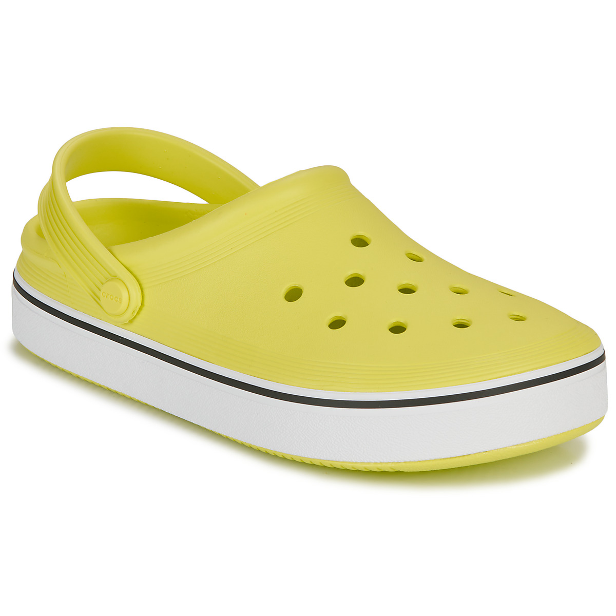 Zapatos Zuecos (Clogs) Crocs Crocband Clean Clog Amarillo