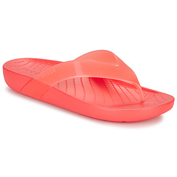 Zapatos Mujer Chanclas Crocs Crocs Splash Glossy Flip Rosa