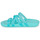 Zapatos Mujer Zuecos (Mules) Crocs CrocsSplashGlossyStrappy Azul