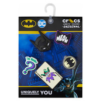 Accesorios Complementos de zapatos Crocs Batman 5Pck Multicolor