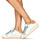 Zapatos Mujer Zapatillas bajas Semerdjian NINJA-9369 Blanco / Verde / Naranja