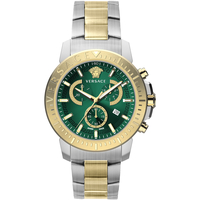 Relojes & Joyas Hombre Relojes analógicos Versace VE2E00421, Quartz, 45mm, 5ATM Oro