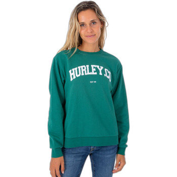 textil Mujer Sudaderas Hurley Sweatshirt femme  Authentic Crew Verde