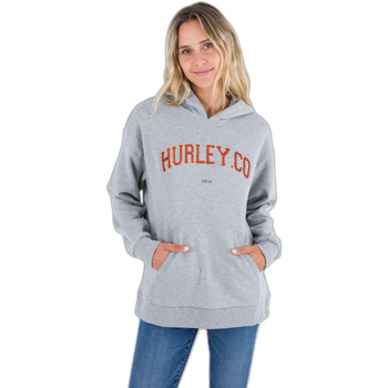 textil Mujer Sudaderas Hurley Sweatshirt femme  Os University Gris
