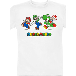 textil Niños Camisetas manga corta Super Mario HE1005 Blanco