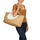 Bolsos Mujer Bolso shopping Esprit Demi Shl bag Beige / Blanco