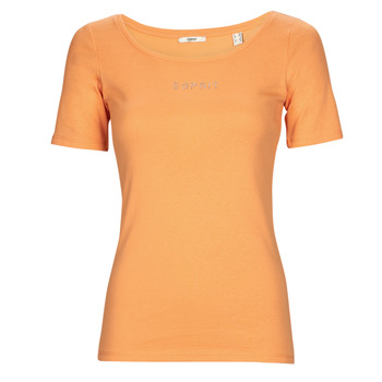 textil Mujer Camisetas manga corta Esprit tee Naranja