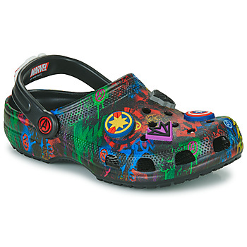 Zapatos Niño Zuecos (Clogs) Crocs Classic Marvel Avengers Clog K Negro / Multicolor