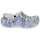Zapatos Niña Zuecos (Clogs) Crocs Classic Butterfly Clog K Blanco / Violeta