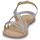 Zapatos Mujer Sandalias Les Tropéziennes par M Belarbi DIAMS Plateado