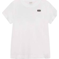 textil Niño Camisetas manga corta Levi's EG556-001 Blanco