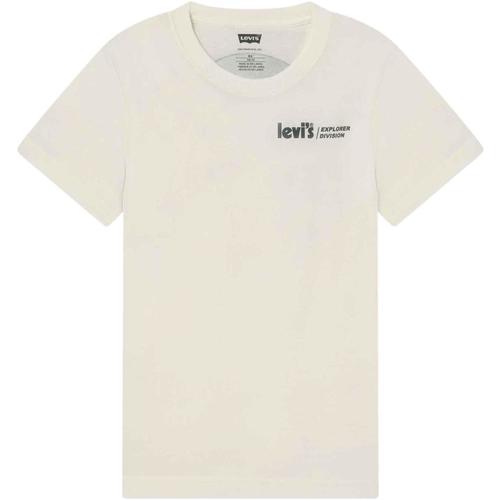 textil Niño Camisetas manga corta Levi's EG557-X1O Blanco